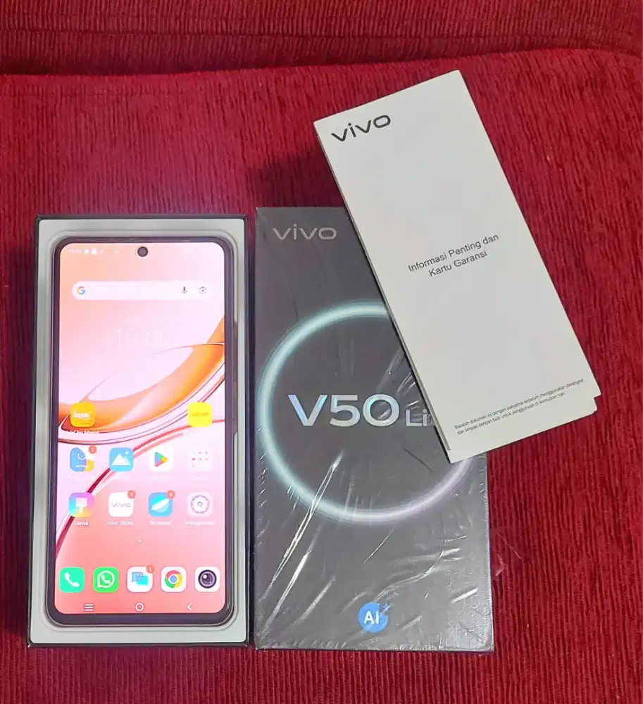 Vivo V50 Lite Ram 8/128GB Garansi On s/d 17 Juni 2026 Fullset