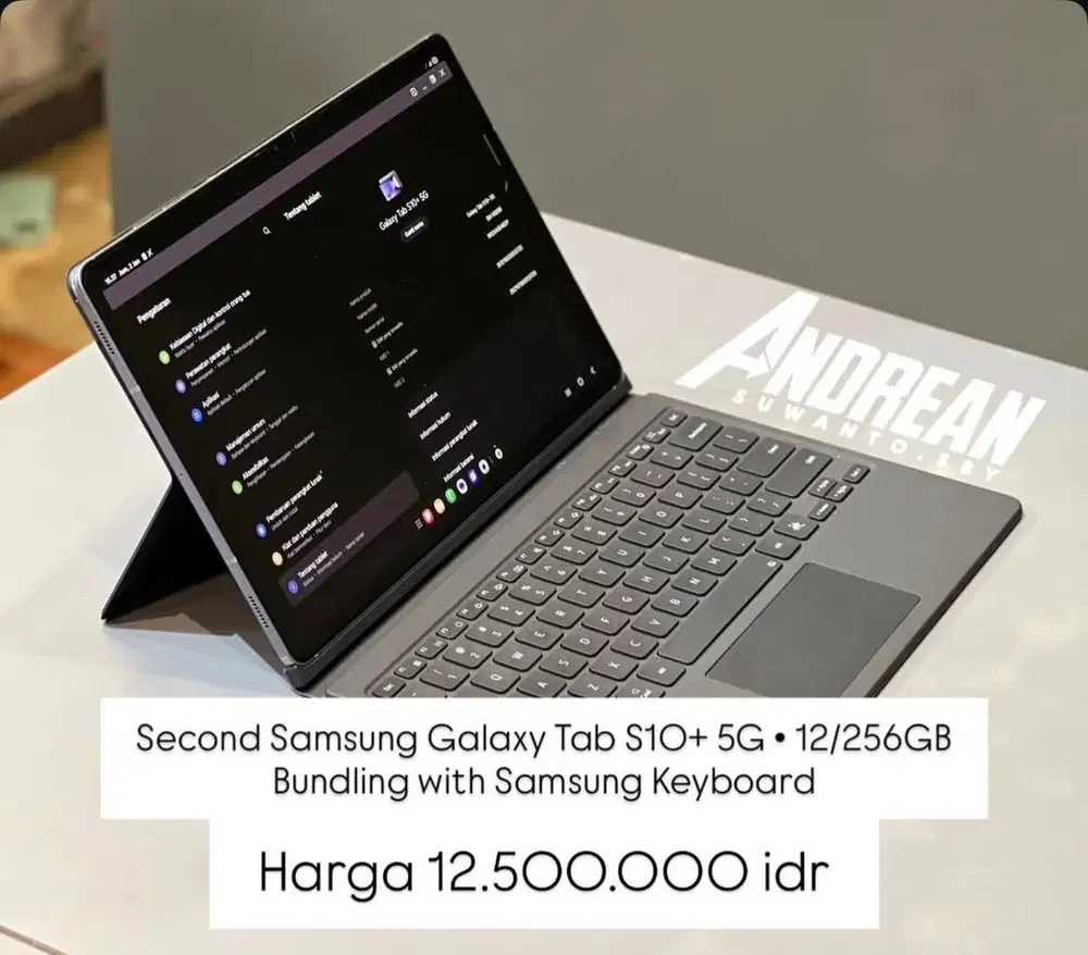 Samsung Tab S10 plus 5G 12/256 with keyboard