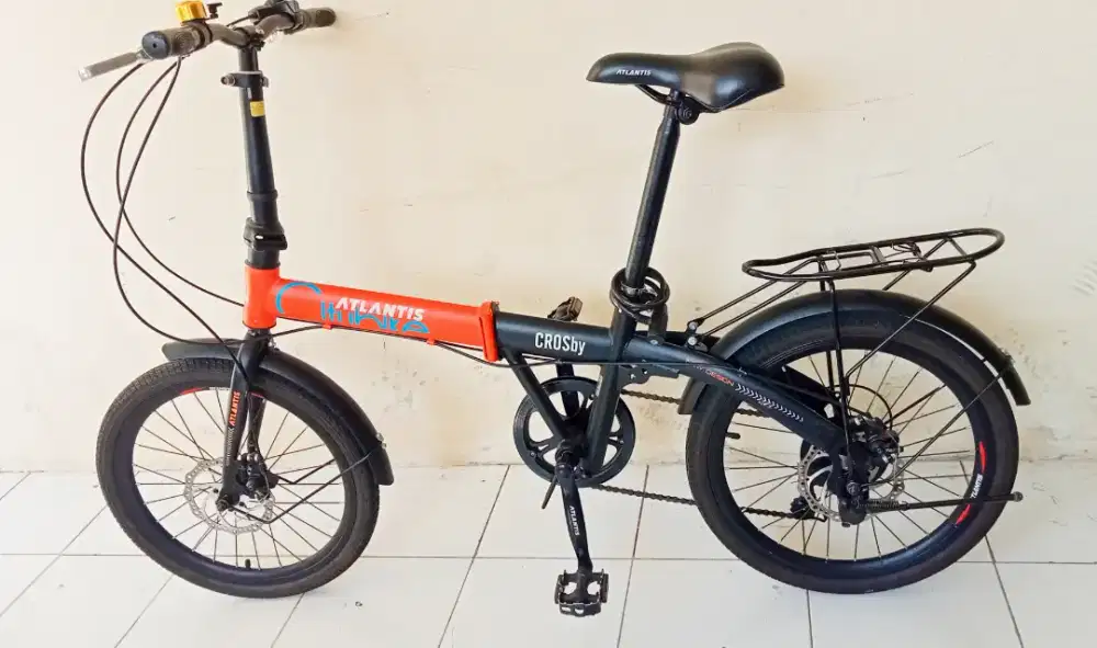 Sepeda lipat 20 Cakram Atlantis Crosby mulus like new