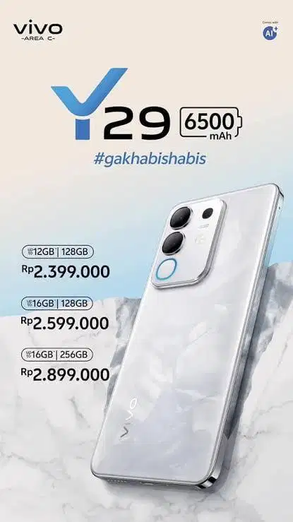 VIVO Y29 Desain Marmer Eksklusif