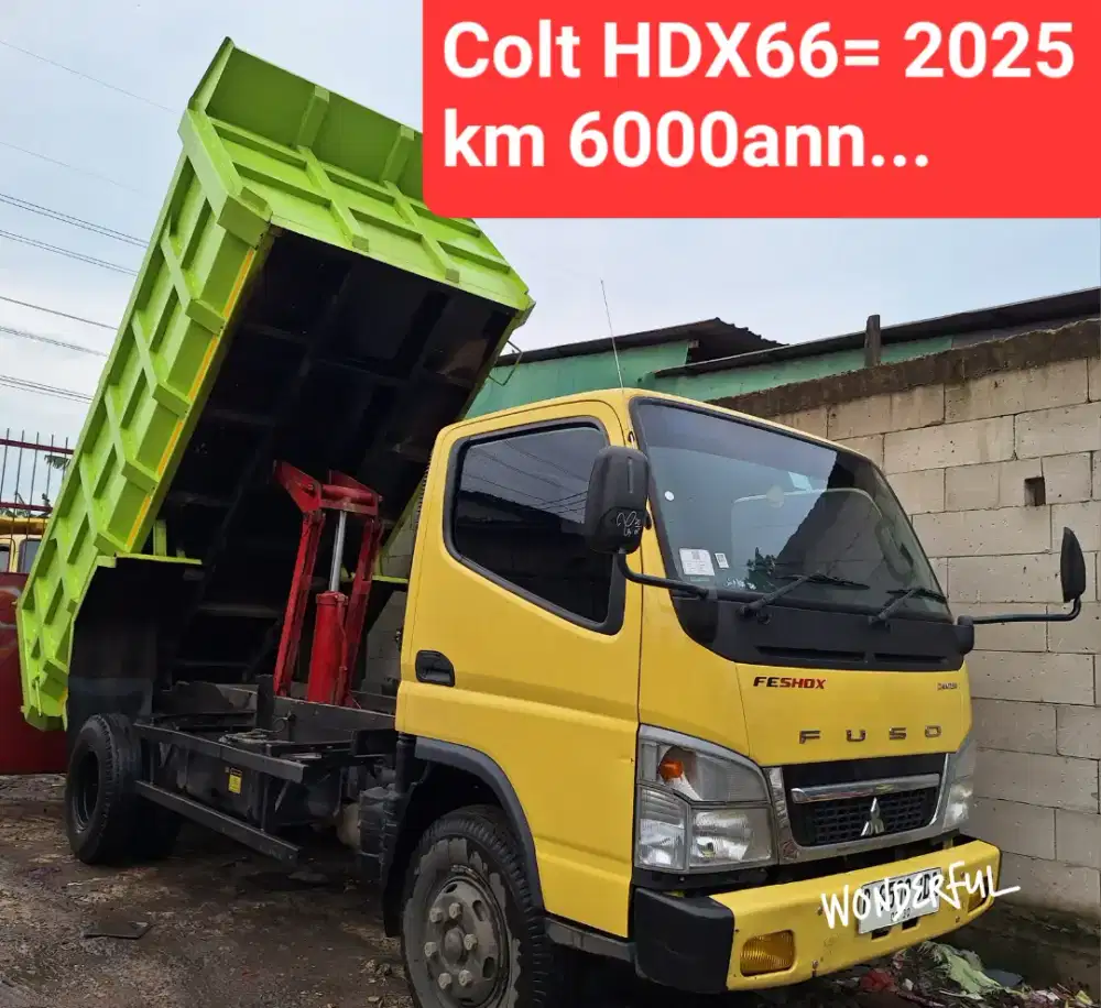 Mitsubishi Colt Diesel HDX66 Dumbtruk 2025 Bio Solar Turbo Fullors