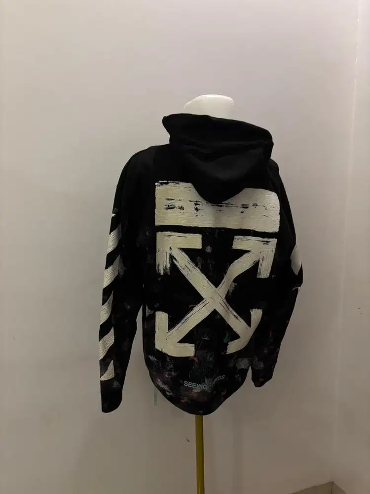 off white galaxy hoodie