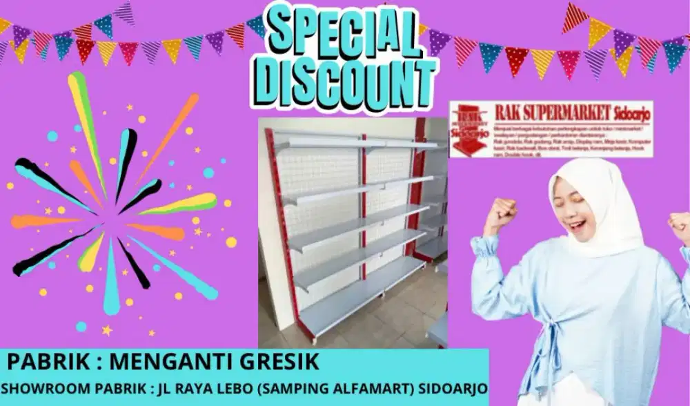 Rak minimarket gondrola