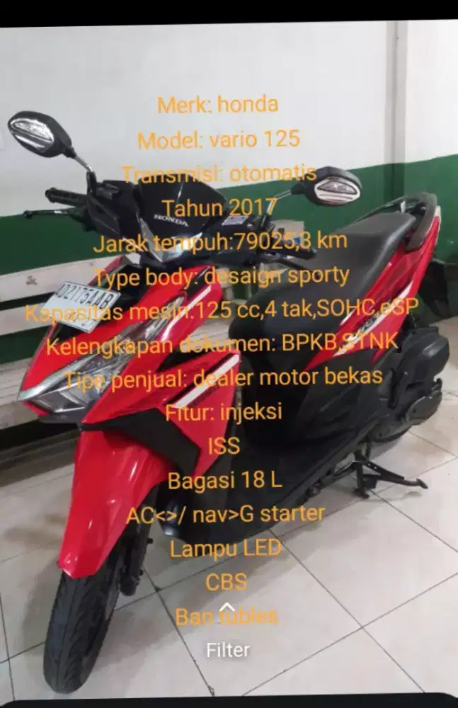 Honda vario 125 iss 2017