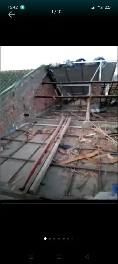 Atap bocor kanopi atap bajarigan terpasang dll bergaransi