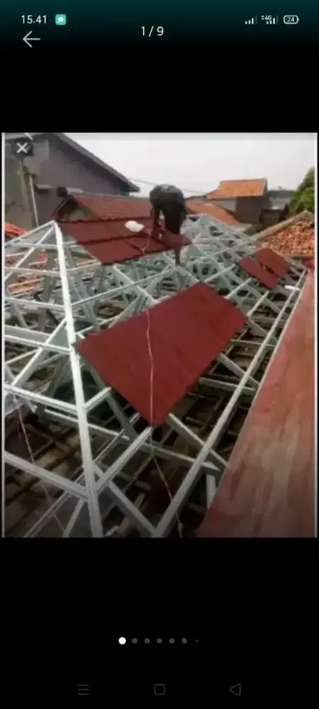 Atap bocor kanopi atap bajarigan terpasang dll bergaransi