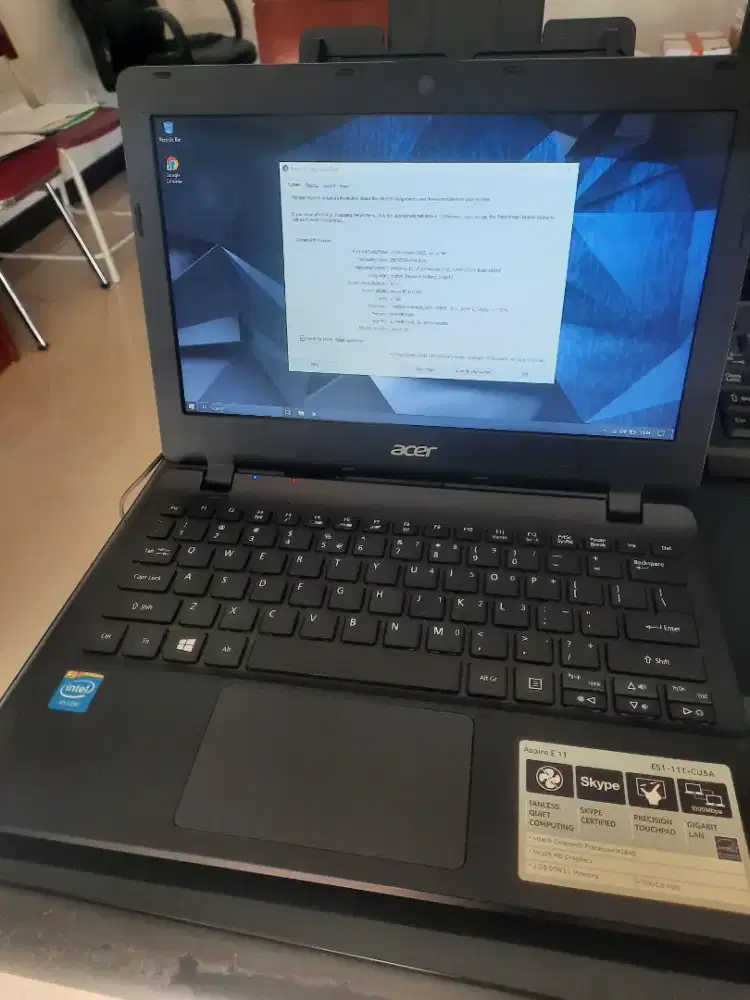 Notebook Acer Aspire E11 RAM 4 GB