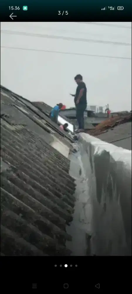 Atap bocor kanopi atap bajarigan terpasang dll bergaransi