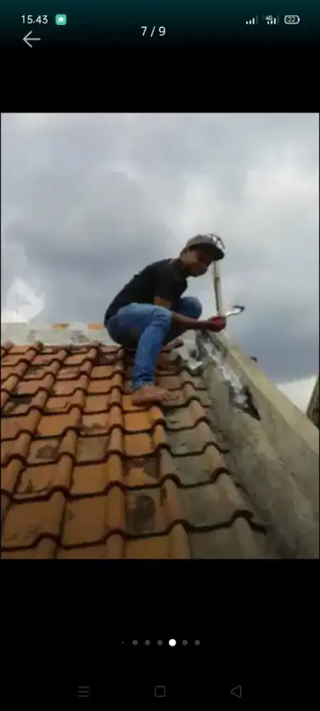 Atap bocor kanopi atap bajarigan terpasang dll bergaransi