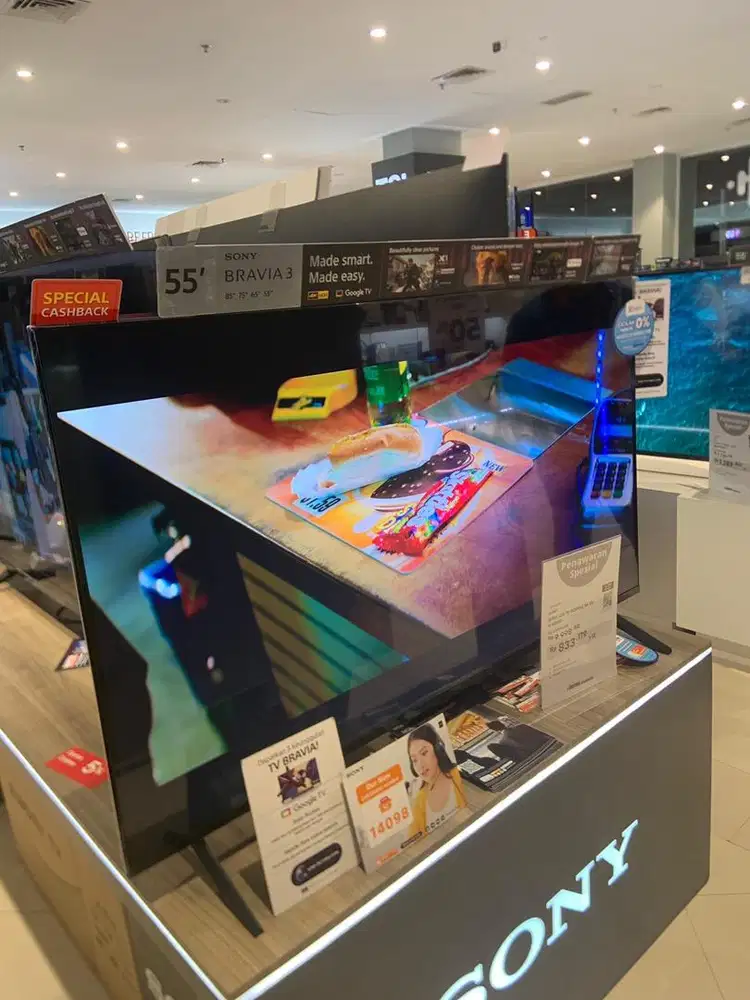 Televisi sony  led google 4k 55 in