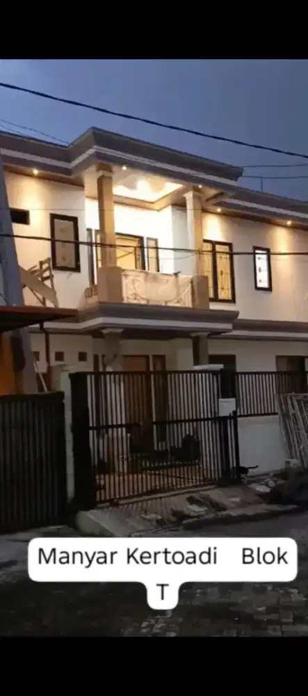 Jual Rumah Baru - Manyar Kertoadi