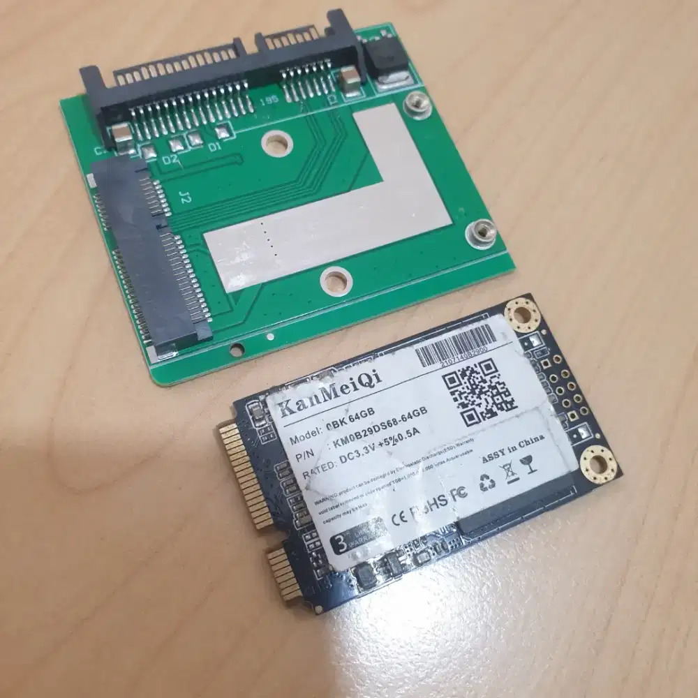 SSD MSATA 64GB - INCLUDE CONVENTER