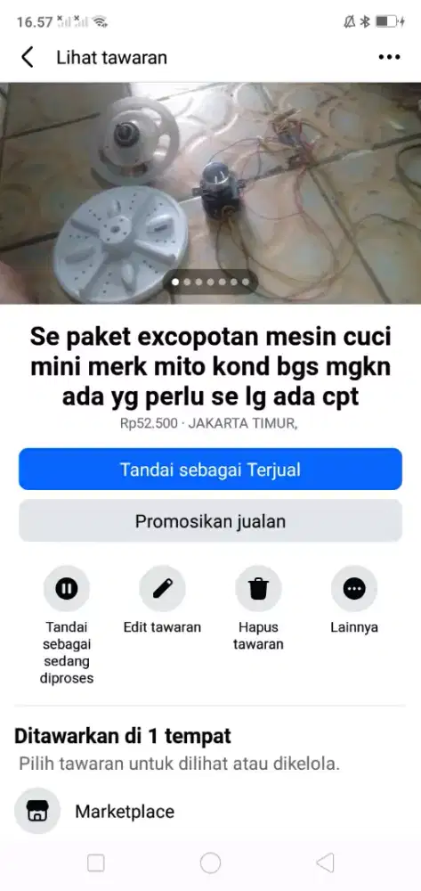 Se paket kelengkapan mesin cuci mini berkualitas mgkn ada yg butuh