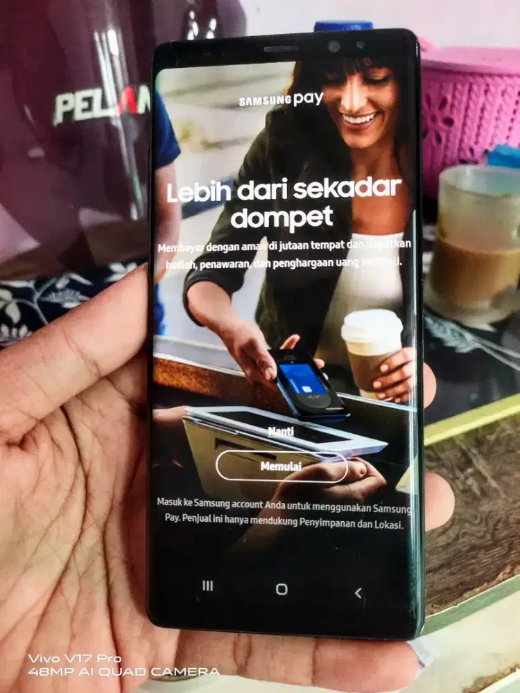 Lcd Samsung Note 8 Original Mulus