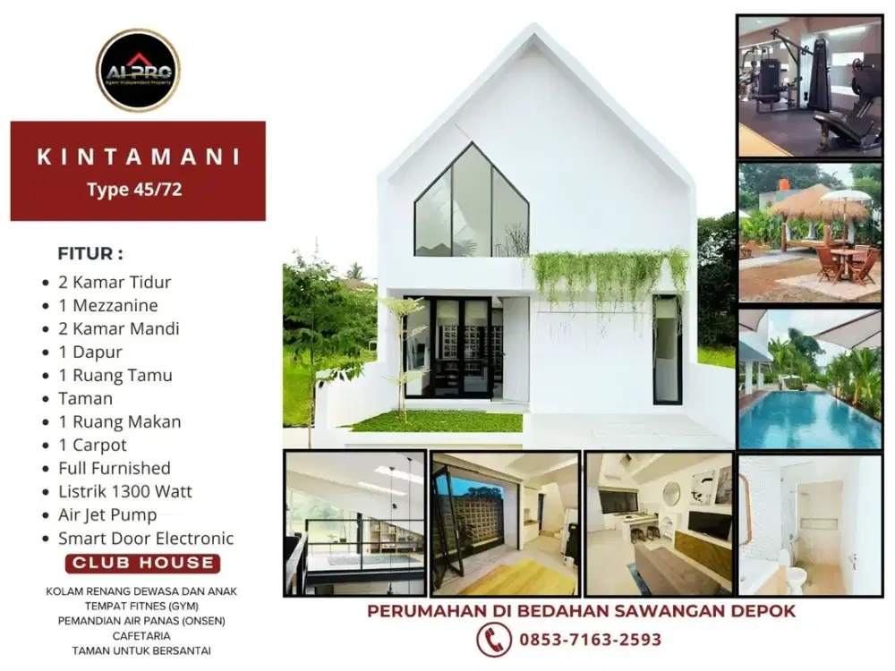JUAL RUMAH STRATEGIS FULL FURNISH DI BEDAHAN SAWANGAN DEPOK