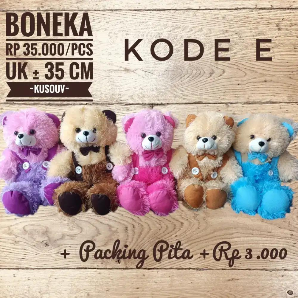 Boneka Bear/Beruang/Jojo/Boneka Kado Hadiah