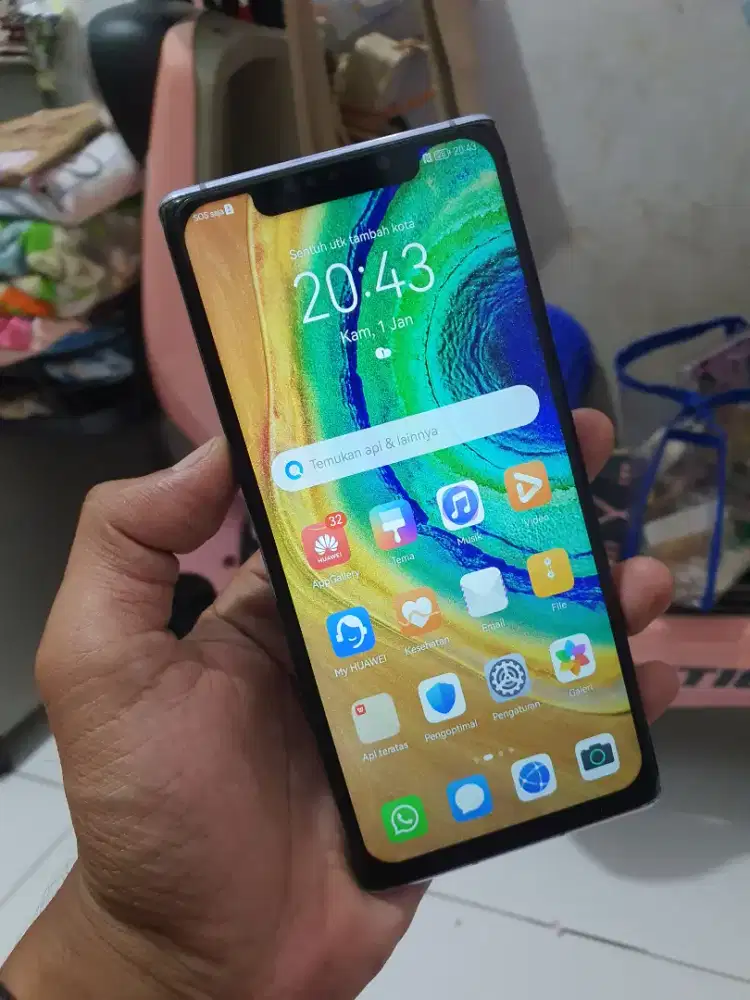 Huawei mate 30 Pro ram 8/256 Resmi indo dual sim Hp ajah