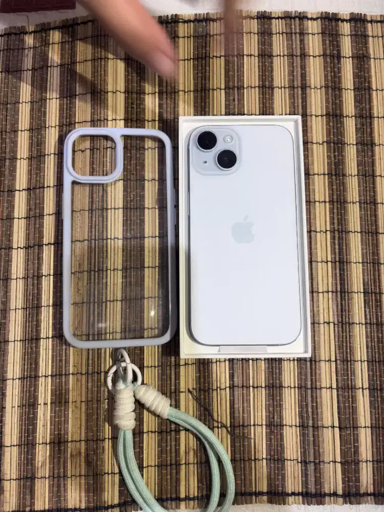 DI JUAL IPHONE 15 128GB BLUE IBOX