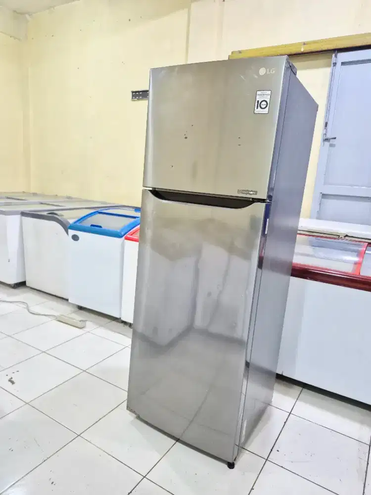 KULKAS LG SMART INVERTER 350L ORI SIAP PAKAI