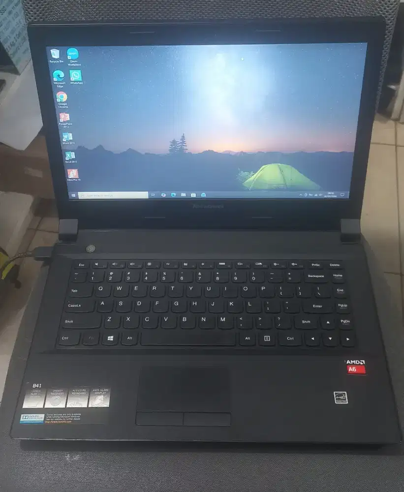 JUAL MURAH  LAPTOP LENOVO B41-35 A6-7310 RAM 4GB HDD 500GB WIN ORI