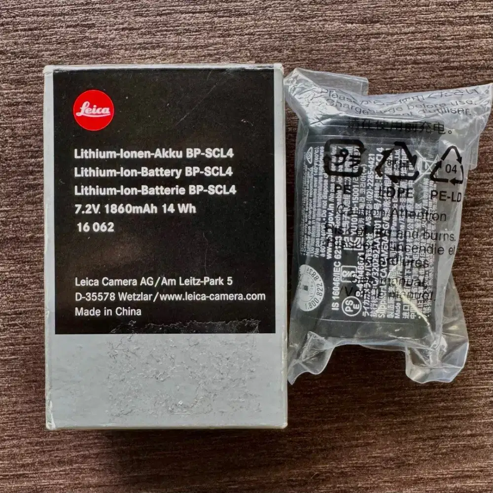 baterai lithium-ion Leica BP-SCL4 kamera Camera Q