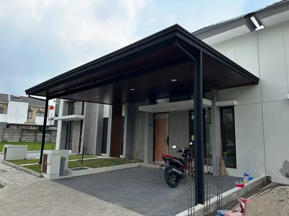 Pasang kanopi baja ringan