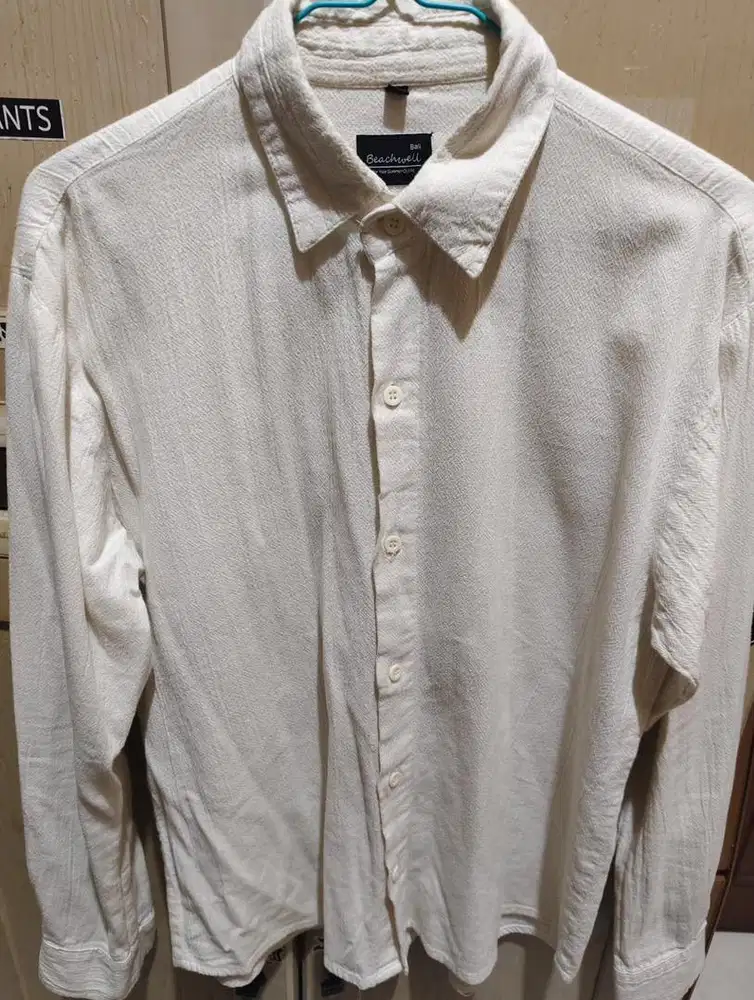 BEACHWELL KEMEJA LINEN PUTIH