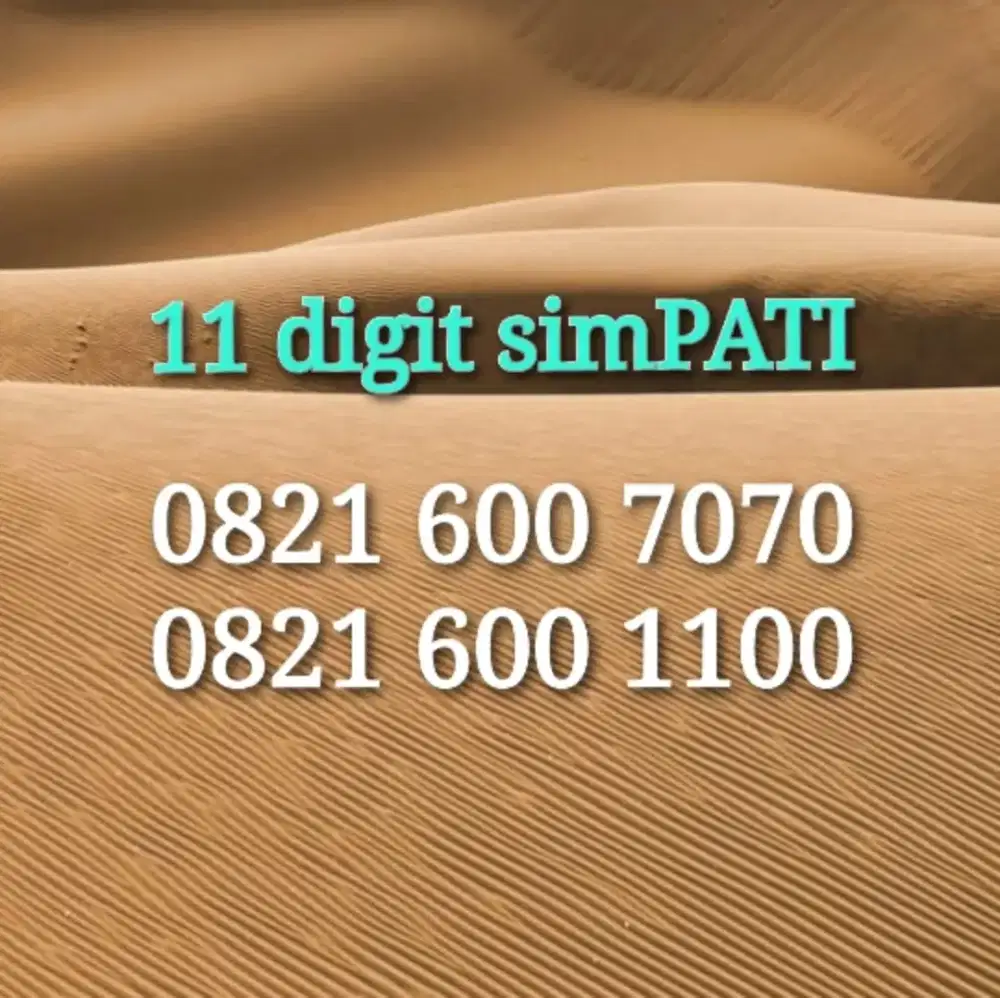 11 angka simpati nomor cantik