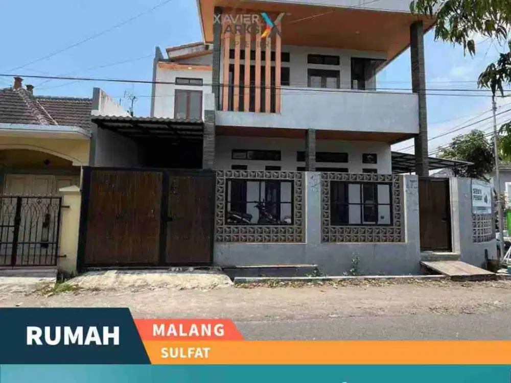Dijual Rumah Modern + Ruang Usaha Di Poros Jalan Raya Sulfat, Malang