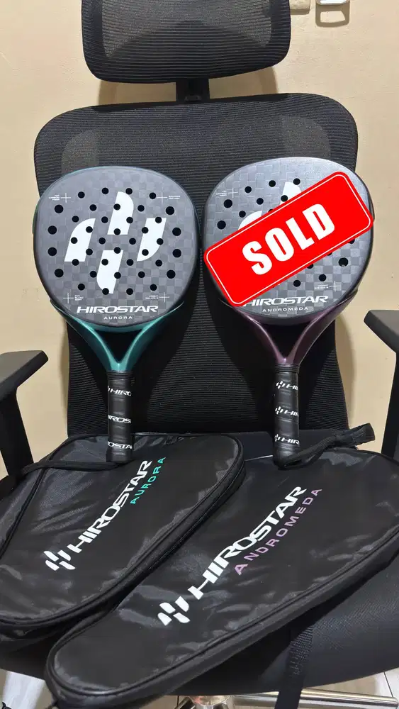 Raket Padel Hirostar Aurora (Baru 3x pemakaian)