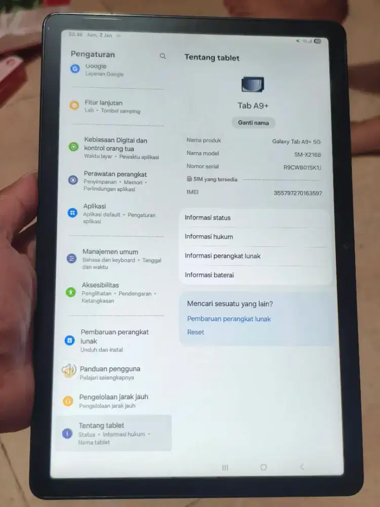 Samsung galaxy tab A9+ 5G