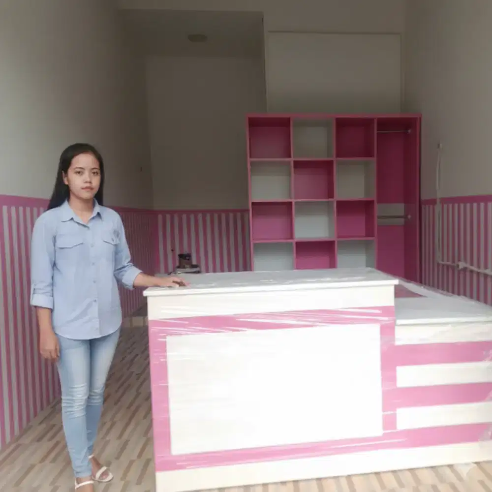 Rak & Meja Kasir Laundry Ready Stock Free Jabodetabek Bayar Bisa COD