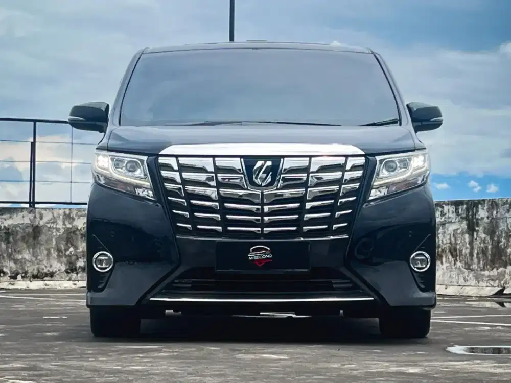 Toyota alphard g atpm 2.5 bensin matic 2016 hitam premium car murah
