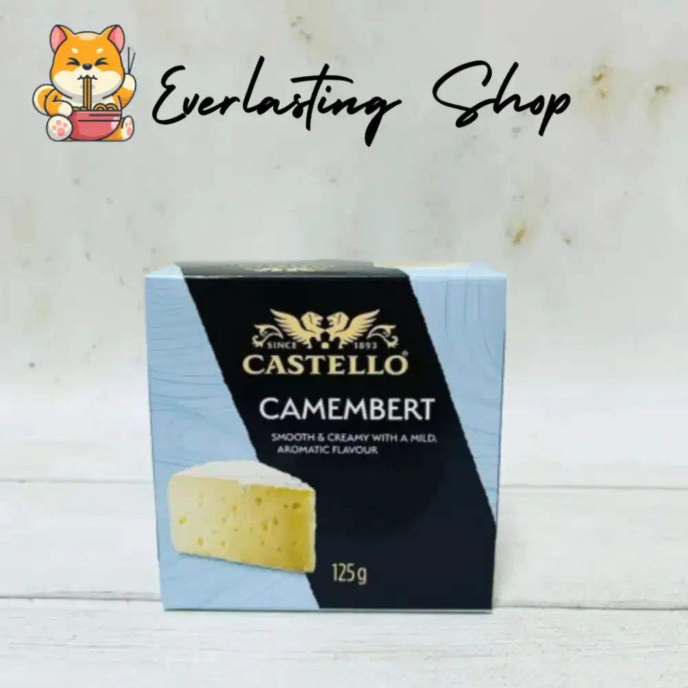 castello camembert cheese 125g keju import original denmark creamy