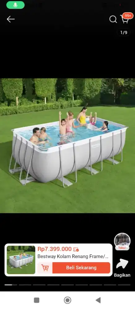 Kolam renang anak portable Bestway 4 meter