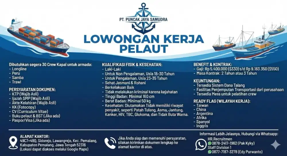 Lowongan Pekerjaan Luar Negri