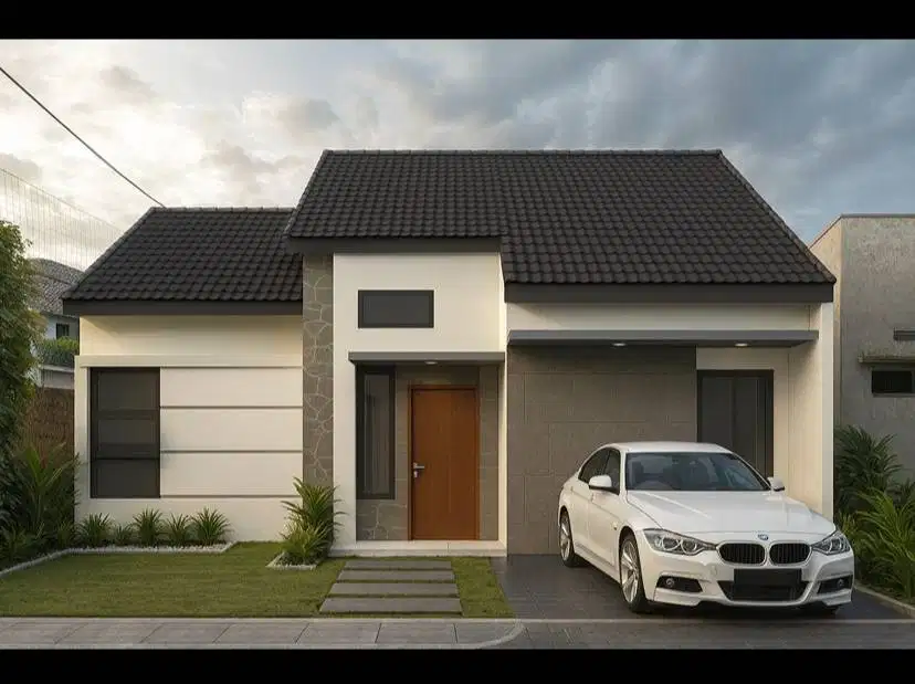 Rumah Baru DP 0% Persen Siap Huni di Permata Biru Cibiru Cileunyi