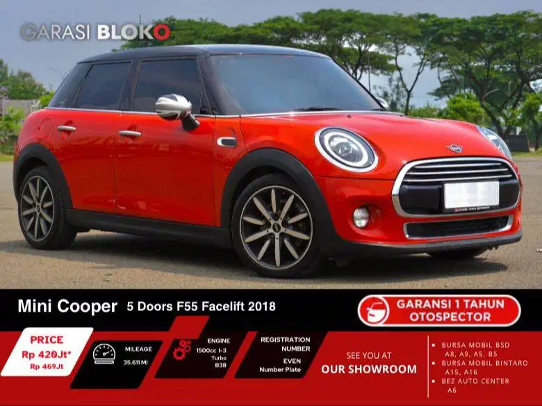 Mini Cooper F55 Facelift 5 Doors 2018 / 2019