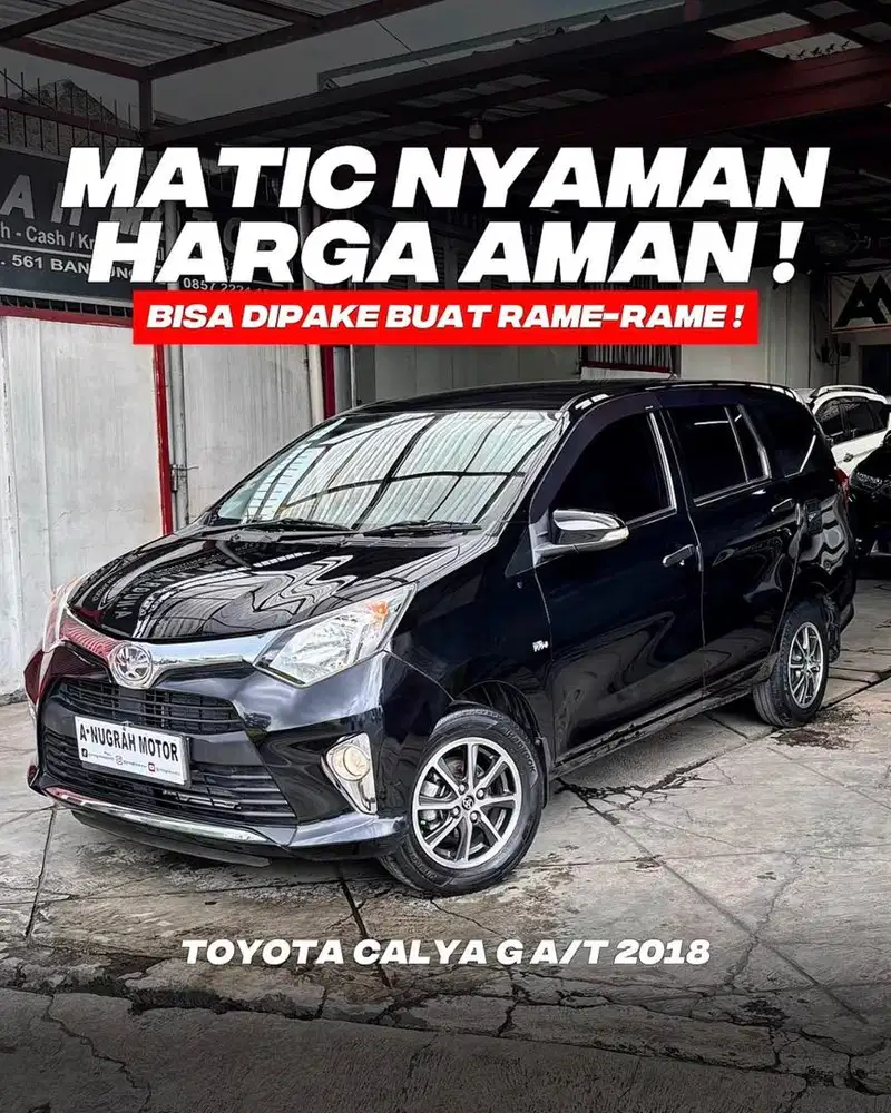 KILOMETER RENDAH !! Toyota CALYA G MATIC 2018 || ANM