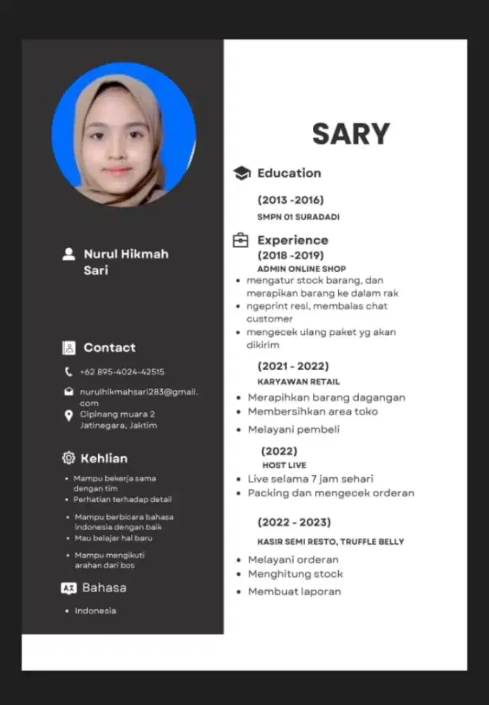 Mencari pekerjaan yg bisa PP atau freelance