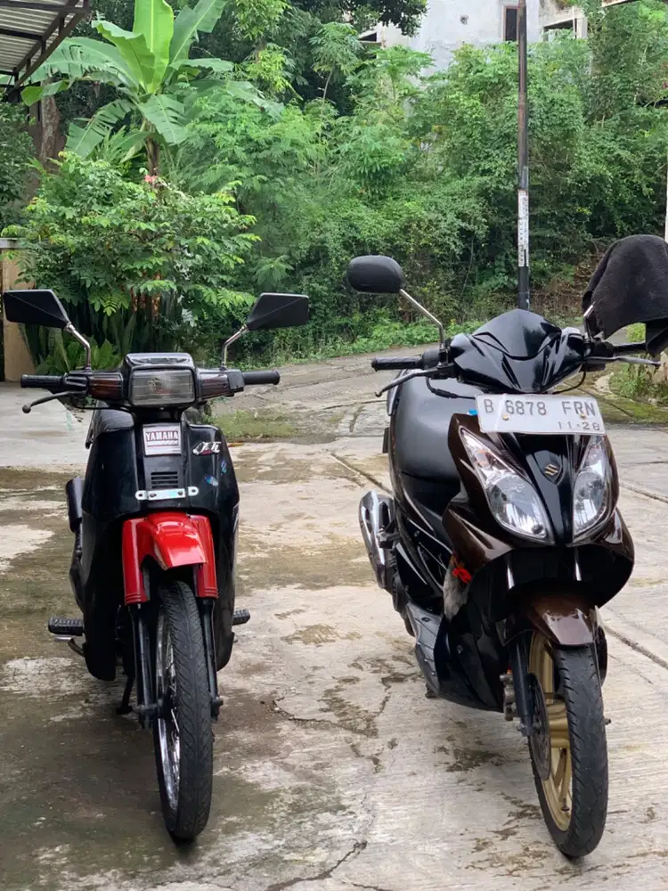 Suzuki skywave 125 asli mocca