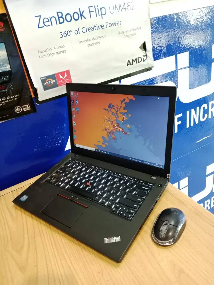 PROMO SIAP PAKAI LAPTOP LENOVO THINKPAD T460 CORE i5 RAM 8GB SSD 240GB