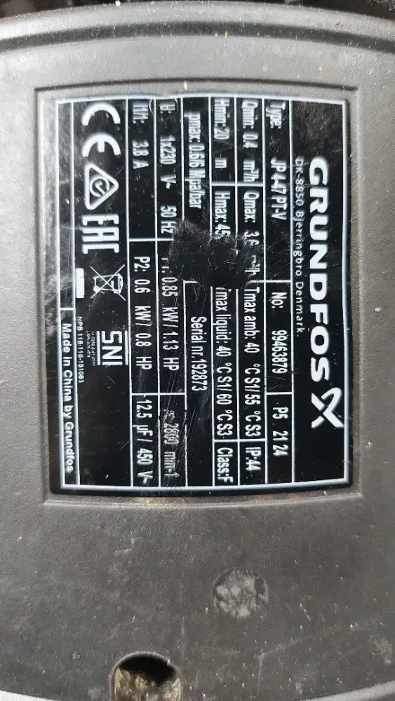 pompa grundfos semijet