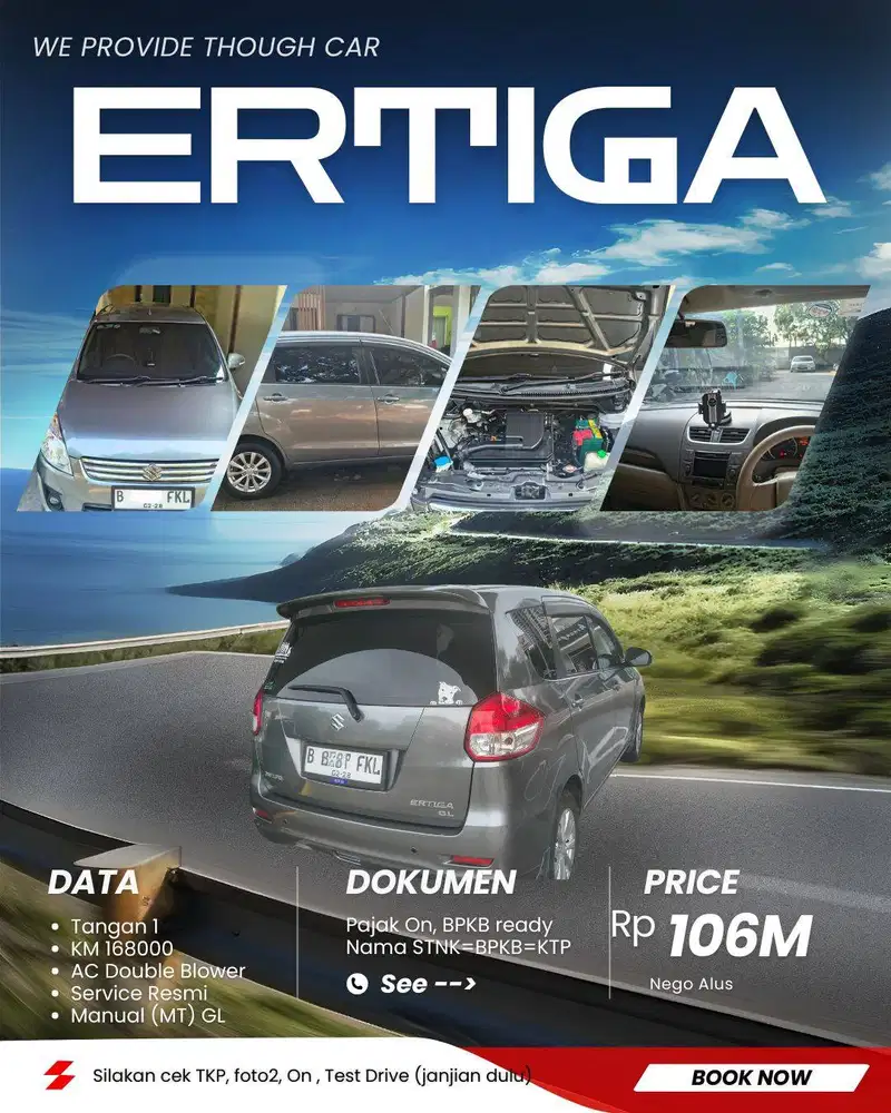 SUZUKI ERTIGA 2013 MANUAL , SS AMAN, MURAH