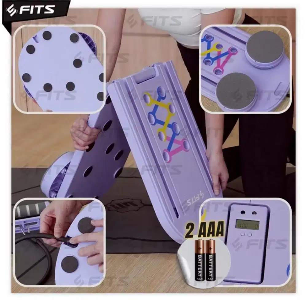 Pilates biard untuk olahraga di rumah.