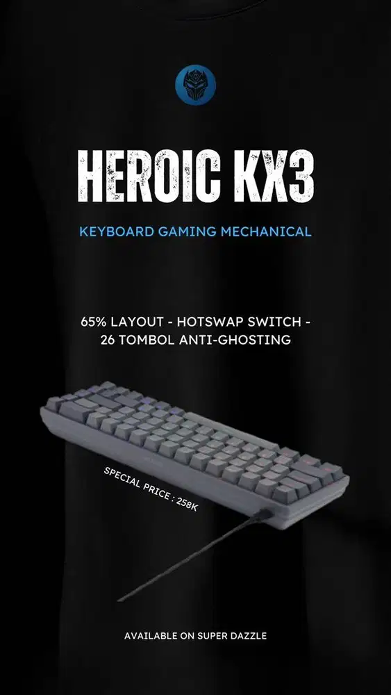 Rexus Heroic KX4 Keyboard kabel
