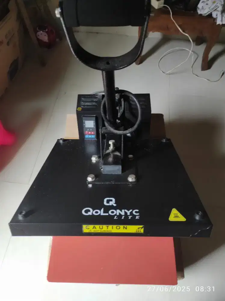 HOT PRESS sablon kaos DTF