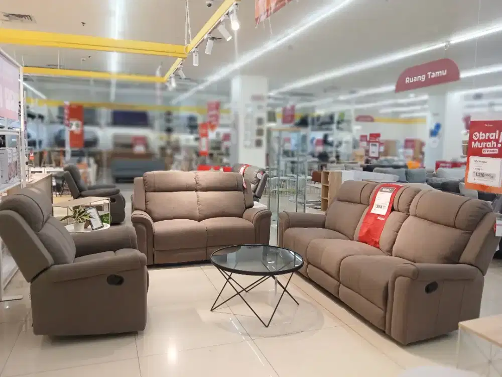 Set Sofa Recliner LORIAN (1+2+3 Seater)