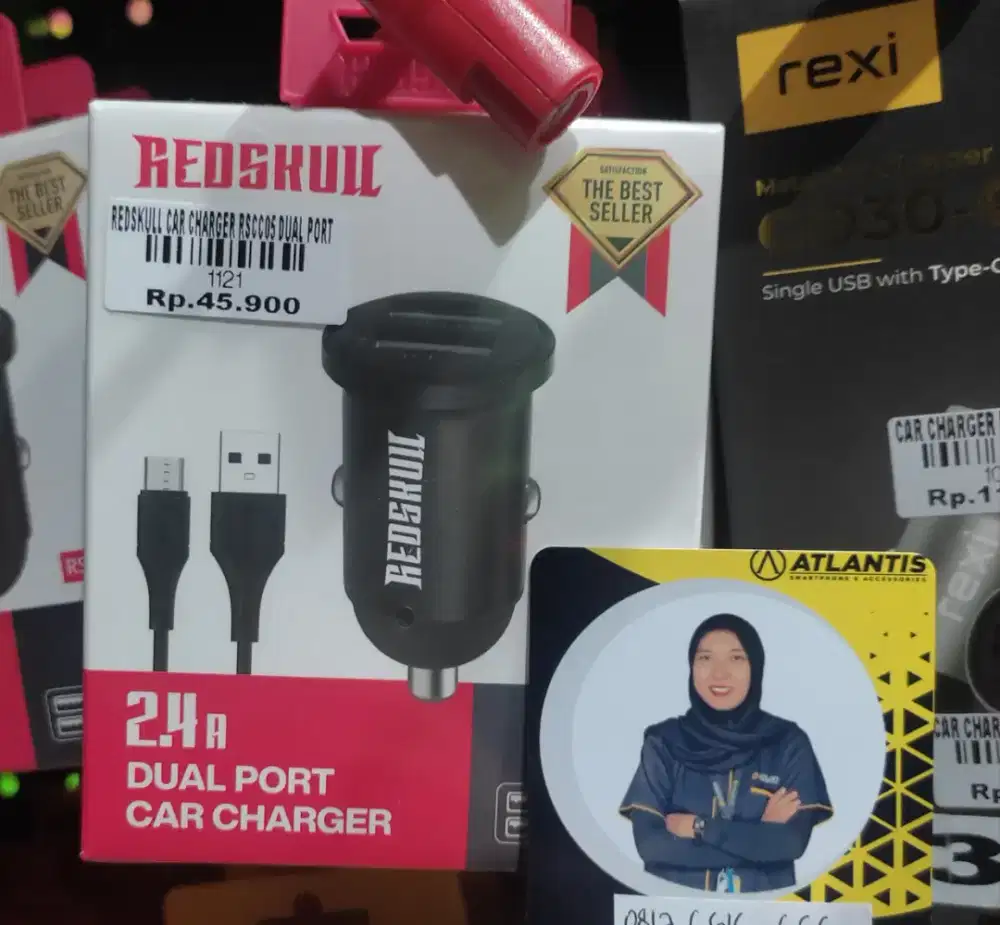 REDSKULL CAR CHARGER RSCC05 DUAL PORT