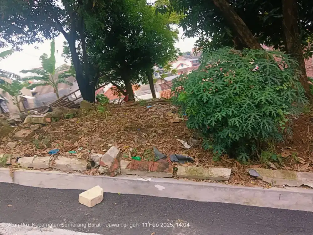 Tanah manyaran siap bangun dekat swalayan ramai SHM dikota semarang